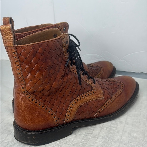 Taft Handcrafted Saint Boot Men Honey Genuine Leather - US Men size 12 - Picture 9 of 10